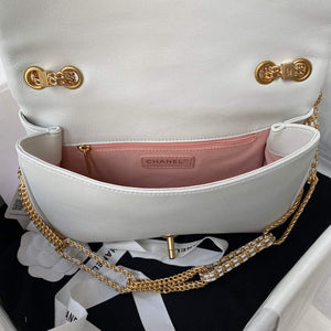 Chanel AS2976 Flap Bag Lambskin White - Default Title - View 6