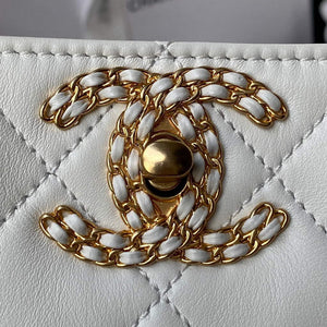 Chanel AS2977 Small Box Bag Shoulder bag White - Default Title - View 3