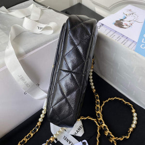 Chanel AS3000 Mini Flap Bag Calfskin Black - Default Title - View 6