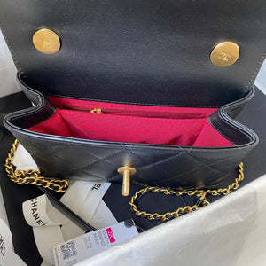 Chanel AS3011 Small Flap Bag Lambskin Black - Default Title - View 8