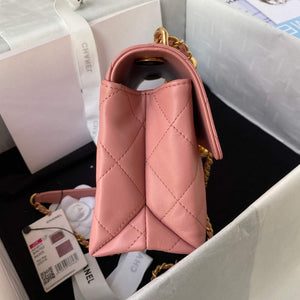 Chanel AS3011 Small Flap Bag Lambskin Pink - Default Title - View 5