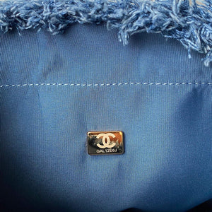 Chanel AS3027 Bucket Bag Printed Denim Gold Blue - Default Title - View 9