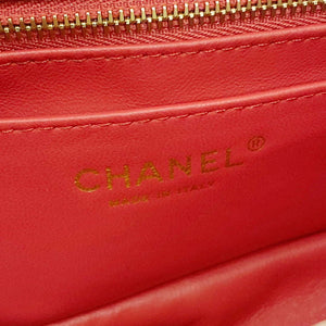 Chanel AS3041 Flap Classic Bag CF Camellia Lambskin Pink Gold - Default Title - View 9
