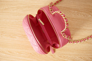 Chanel Small Vanity Case Lambskin gold-tone metal AS3066 pink - Default Title - View 7
