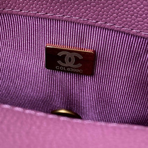 Chanel AS3103 Chanel 19 Handbag Calfskin Purple - Default Title - View 9