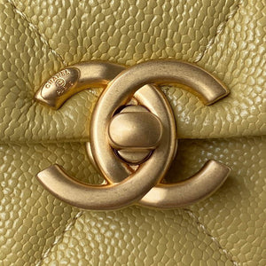 Chanel AS3103 Chanel 19 Handbag Calfskin Yellow - Default Title - View 3