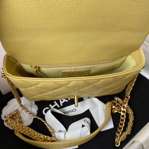 Chanel AS3103 Chanel 19 Handbag Calfskin Yellow - Default Title - View 7