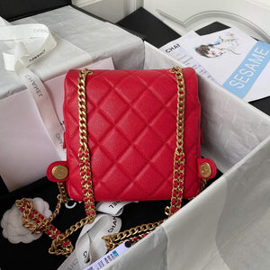 Chanel AS3108 Backpack Chanel flap bag Calfskin Red - Default Title - View 2