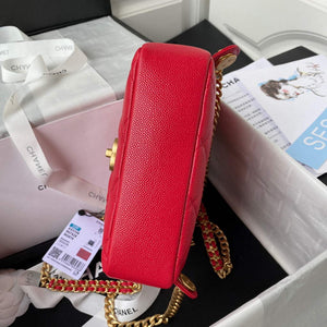 Chanel AS3108 Backpack Chanel flap bag Calfskin Red - Default Title - View 4