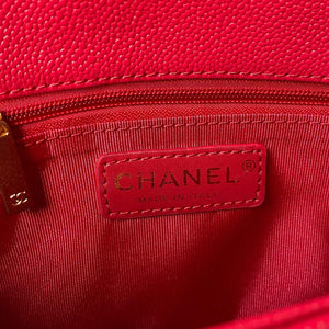 Chanel AS3108 Chanel Flap bag Grained Calfskin Red - Default Title - View 8