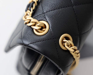 Chanel AS3108 Backpack Chanel flap bag Calfskin Black - Default Title - View 7