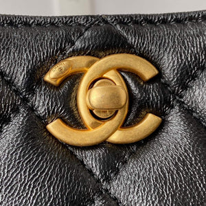 Chanel AS3111 Hobo Small Handbag Lambskin Black - Default Title - View 3