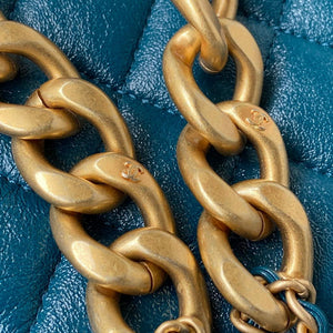 Chanel AS3111 Hobo Small Handbag Lambskin Blue - Default Title - View 4
