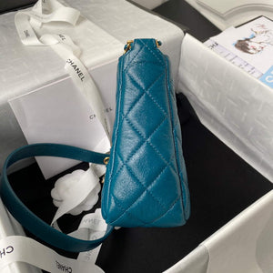 Chanel AS3112 Hobo Handbag Lambskin Blue - Default Title - View 5