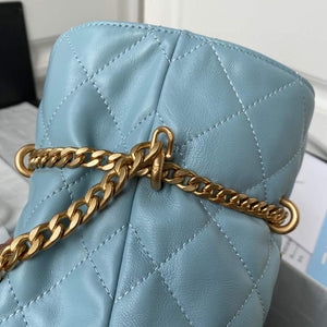 Chanel AS3117 Bucket Bag Lambskin Blue - Default Title - View 5