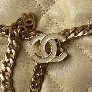 Chanel AS3117 Bucket Bag Lambskin Yellow - Default Title - View 3