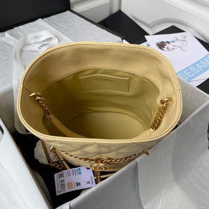 Chanel AS3117 Bucket Bag Lambskin Yellow - Default Title - View 7