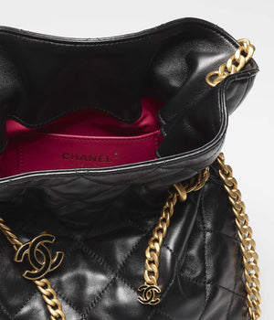 Chanel AS3117 Bucket Bag Lambskin B07634 Black - Default Title - View 3