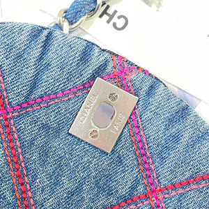 Chanel AS3187 22A Beach Denim mini saddle bag Denim blue - Default Title - View 8