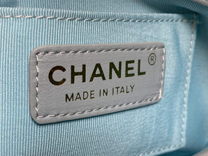 Chanel AS3205 Mini Flap bag lambskin gold Blue - Default Title - View 8