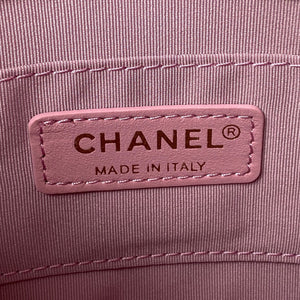 Chanel Mini Flap Bag Lambskin Gold-Tone Metal AS3205 Pink - Default Title - View 8