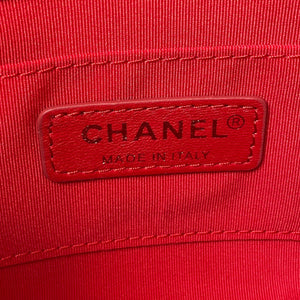 Chanel Mini Flap Bag Lambskin Gold-Tone Metal AS3205 Red - Default Title - View 8