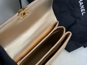 Chanel Small Flap Bag Lambskin AS3240 Gold - Default Title - View 7