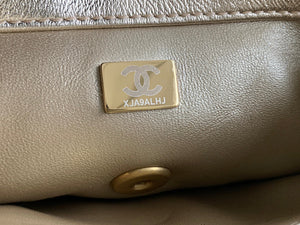 Chanel Small Flap Bag Lambskin AS3240 Gold - Default Title - View 9