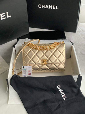 Chanel Small Flap Bag Lambskin AS3241 Gold - Default Title - View 2
