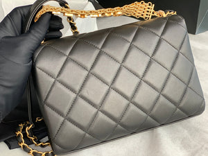 Chanel Small Flap Bag Lambskin AS3241 Black - Default Title - View 3