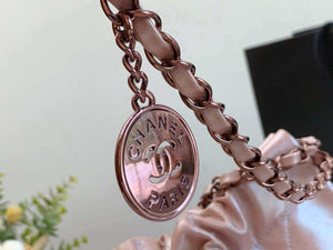 Chanel AS3260 22 Small Handbag Metallic Calfskin Pink Metal - Default Title - View 6