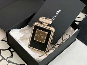 Chanel AS3264 Evening Bag Lambskin Plexi gold Black - Default Title - View 2