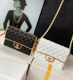 Chanel AS3308 Small Evening Bag 22A Limited Edition Black Lambskin Gold - Default Title - View 10