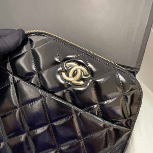 Chanel AS3332 Backpack Shiny Calfskin Bag Black - Default Title - View 4