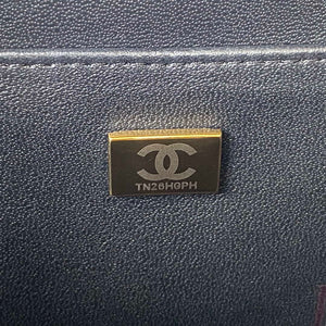 Chanel AS3344 Small Vanity Case Calfskin & Gold-Tone Metal Black - Default Title - View 9