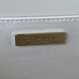 Chanel AS3345 Vanity Case Calfskin & Gold-Tone Metal White - Default Title - View 8