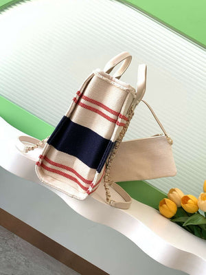 Chanel AS3351 25C Shopping Bag Navy Blue - Default Title - View 2