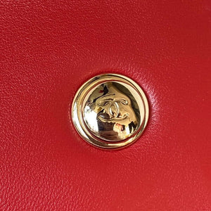 Chanel AS3356 Flap 23FW Patent leather Camellia Red - Default Title - View 9