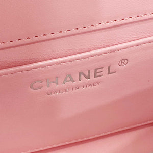 Chanel AS3356 Mini Flap 18cm Patent leather Camellia Pink - Default Title - View 9