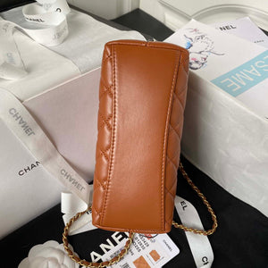 Chanel AS3429 Lambskin Bag Brown - Default Title - View 5