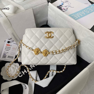 Chanel AS3429 Lambskin Bag White - Default Title - View 1