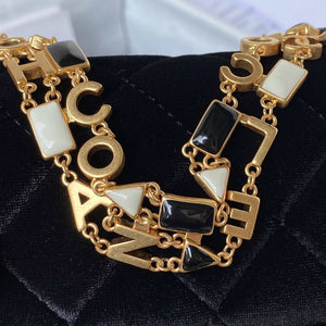 Chanel AS3442 Mini Flap Bag Velvet Enamel & Gold-Tone Metal Black - Default Title - View 4