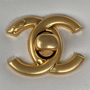 Chanel AS3456 Mini Flap Bag Lambskin & Gold-Tone Metal White - Default Title - View 3