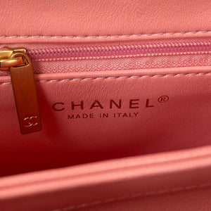 Chanel AS3498 Flap Bag Shearling Pink - Default Title - View 8