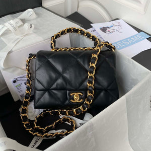 Chanel AS3499 Flap Bag Lambskin Black - Default Title - View 1