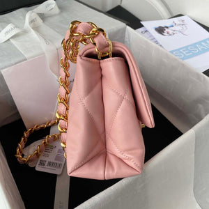 Chanel AS3499 Flap Bag Lambskin Pink - Default Title - View 5