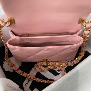 Chanel AS3499 Flap Bag Lambskin Pink - Default Title - View 7