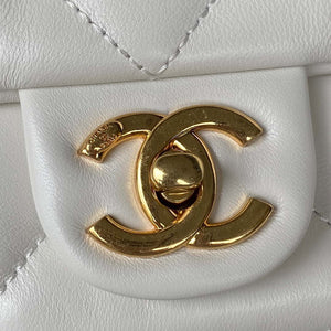 Chanel AS3499 Flap Bag Lambskin White - Default Title - View 3