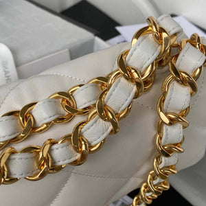 Chanel AS3499 Flap Bag Lambskin White - Default Title - View 4