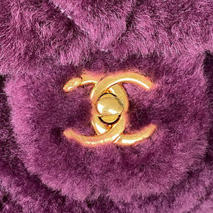 Chanel AS3499 Flap Bag Shearling Purple - Default Title - View 3